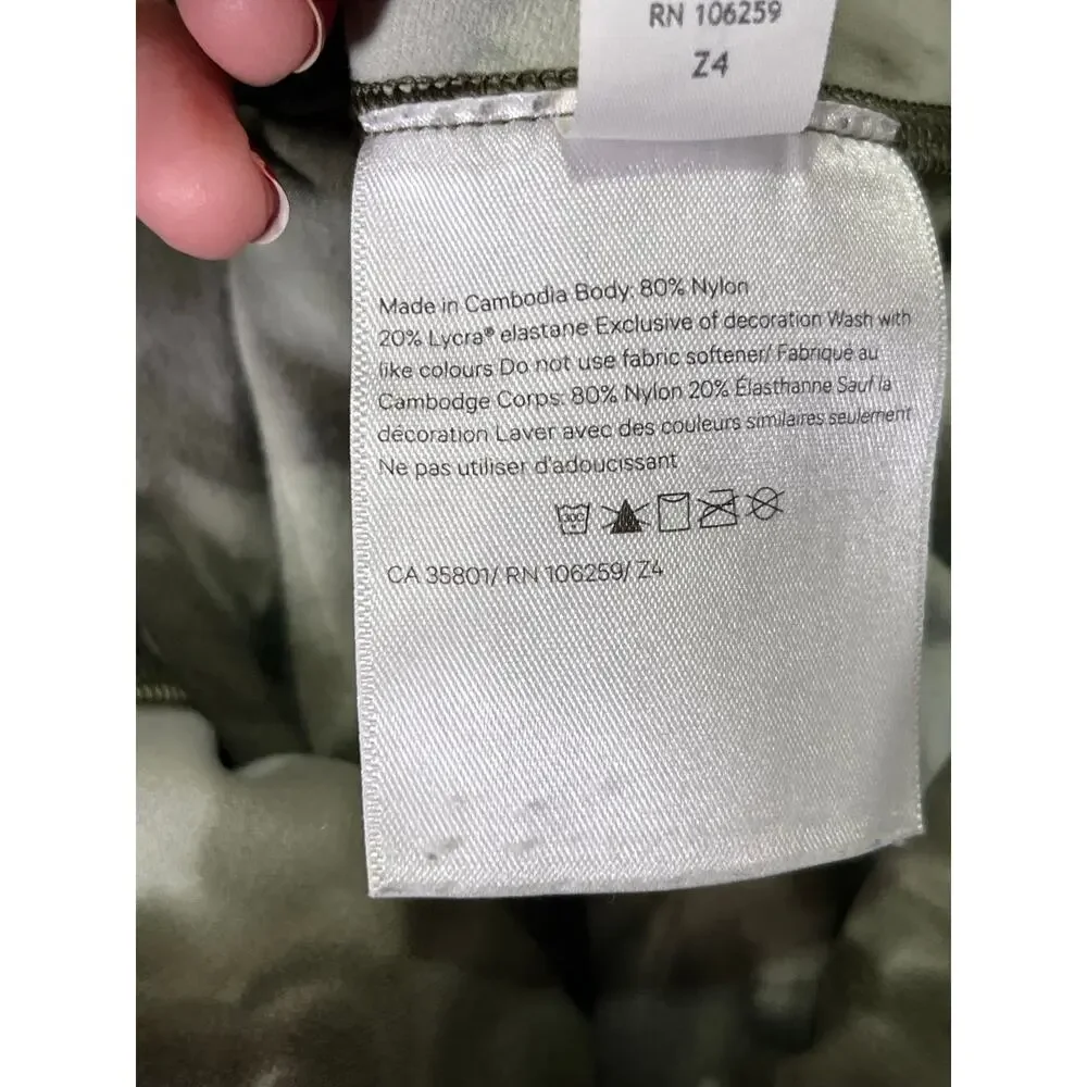Lululemon Align High-Rise Leggings Olive Green Diamond Dye Tie Dye Yoga Leggings